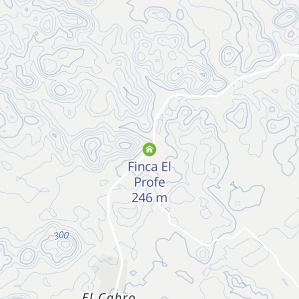 Map of Finca El Profe