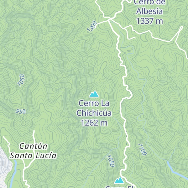Map of Cerro La Chichicúa