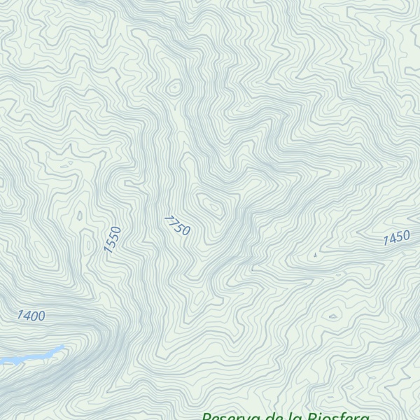 Map of Cerro El Cañital