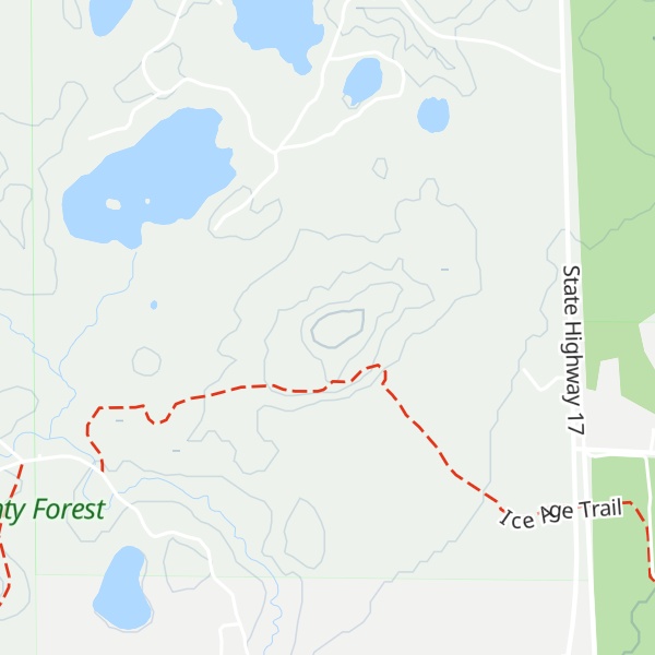 Map of Baldy Hill