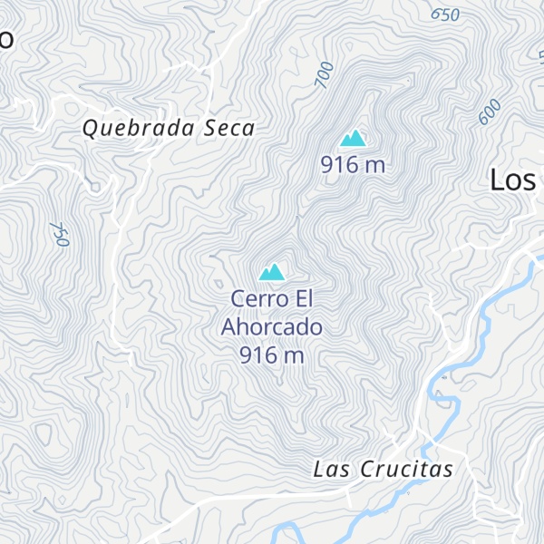 Map of Cerro El Ahorcado