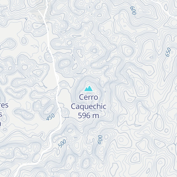 Map of Cerro Caquechic