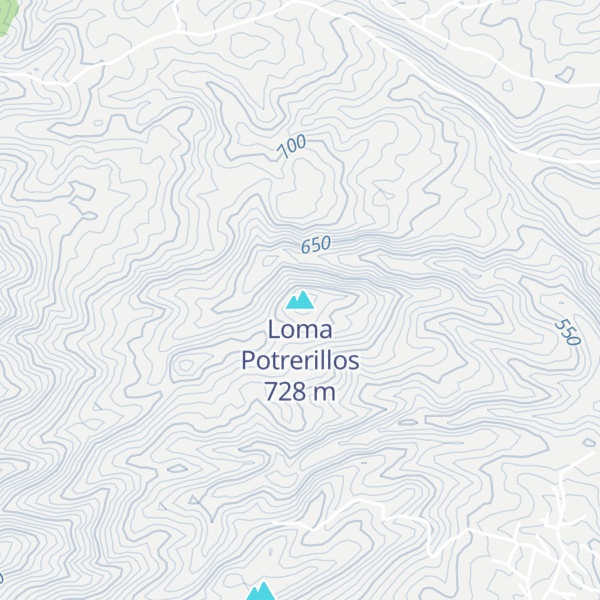 Map of Loma Potrerillos