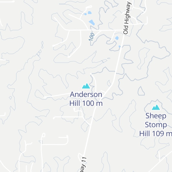 Map of Anderson Hill