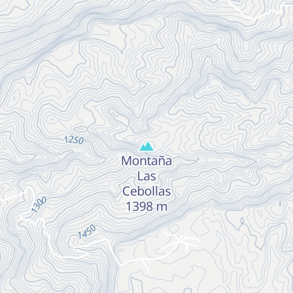 Map of Montaña Las Cebollas