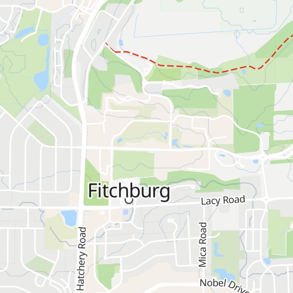 Map of Fitchburg Chamber Visitors + Business Bureau