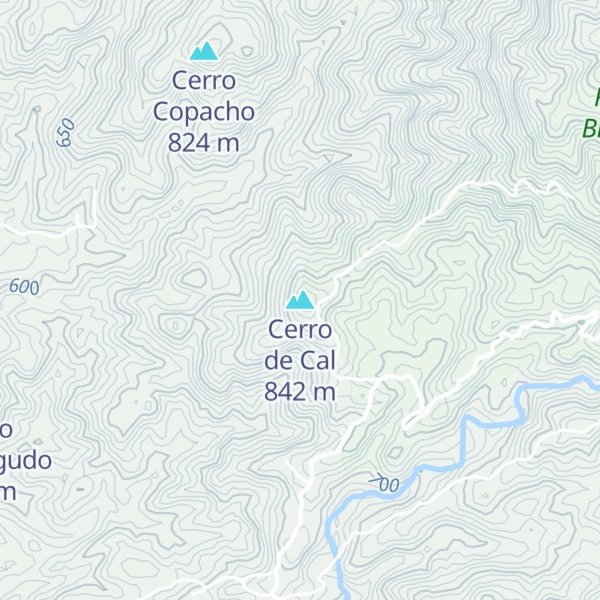 Map of Cerro de Cal