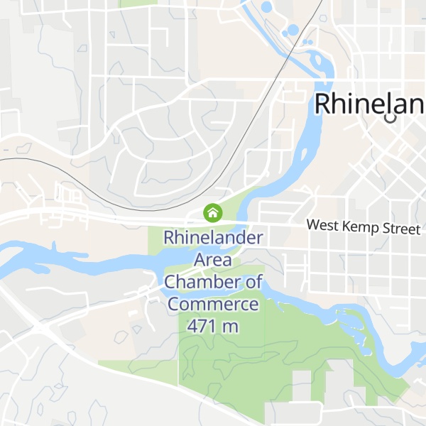 Map of Rhinelander Area Chamber of Commerce