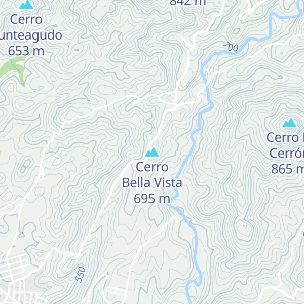 Map of Cerro Bella Vista