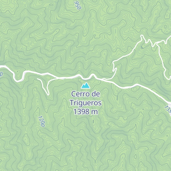Map of Cerro de Trigueros