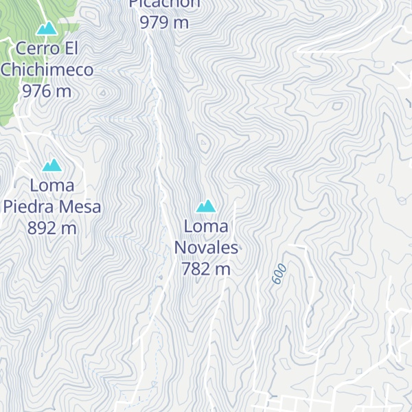 Map of Loma Novales