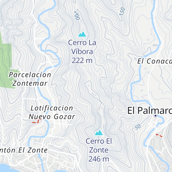 Map of Cerro El Tigre