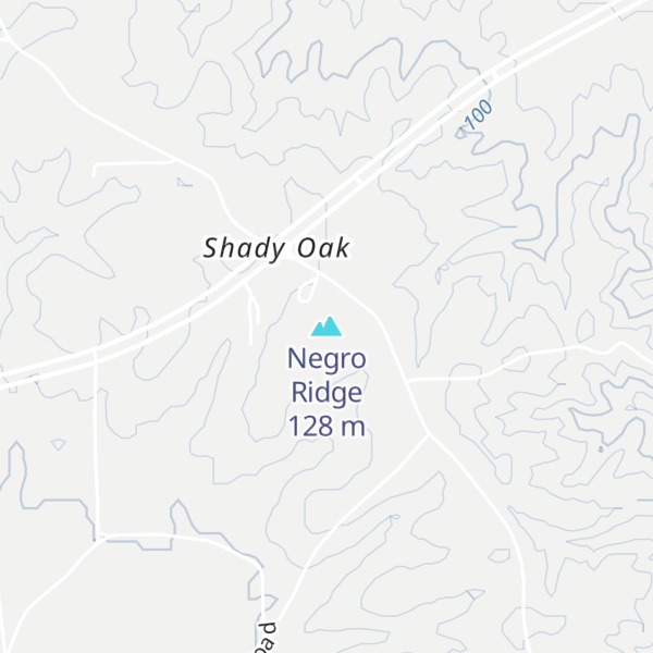 Map of Negro Ridge