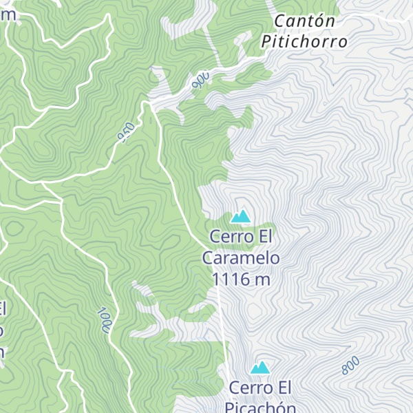 Map of Cerro La Pita