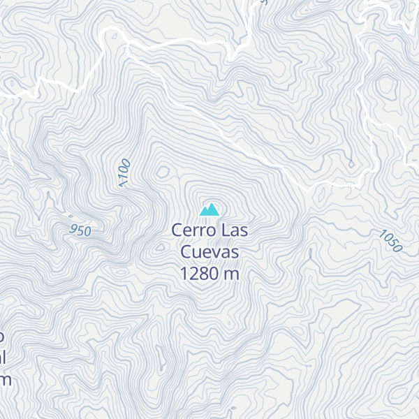 Map of Cerro Las Cuevas