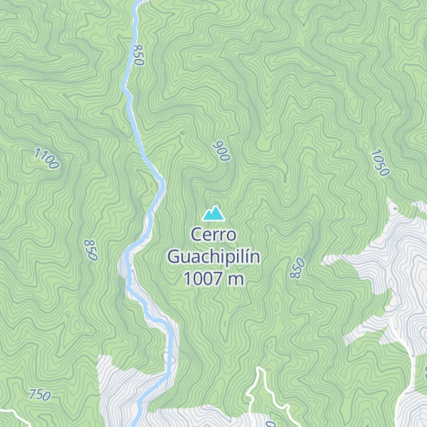 Map of Cerro Guachipilín