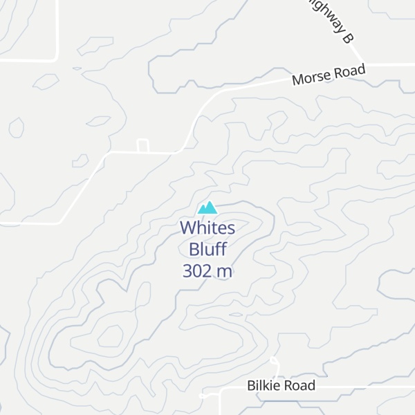 Map of Whites Bluff
