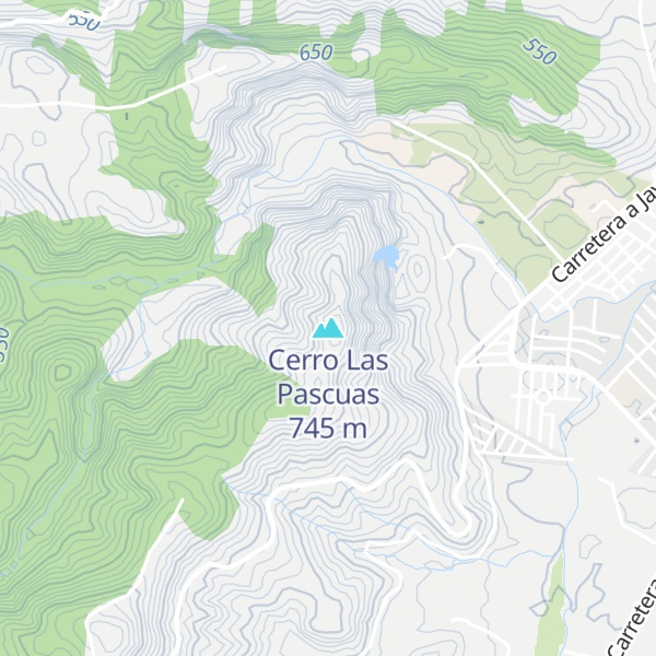 Map of Cerro Las Pascuas
