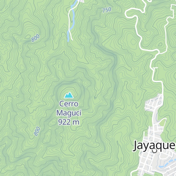 Map of Cerro Mause