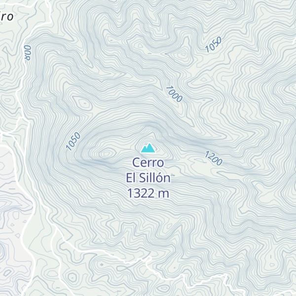 Map of Cerro El Sillón