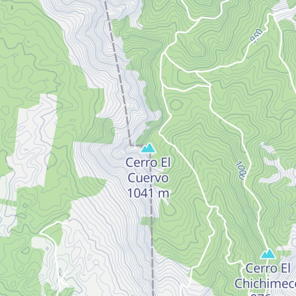 Map of Cerro El Cuervo