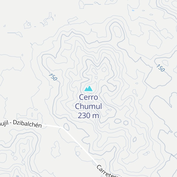 Map of Cerro Chumul