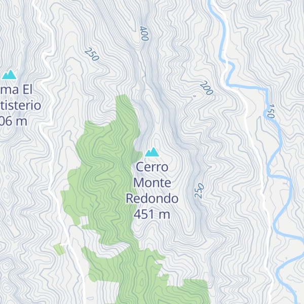 Map of Cerro Monte Redondo