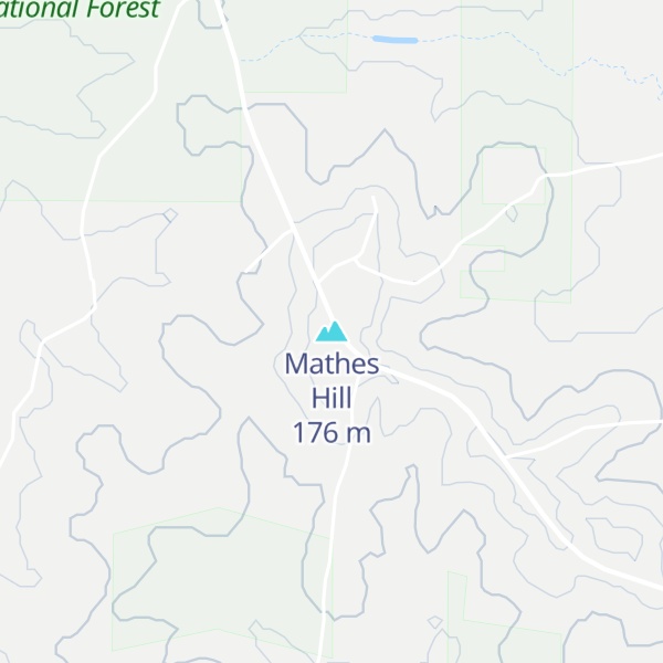 Map of Mathes Hill
