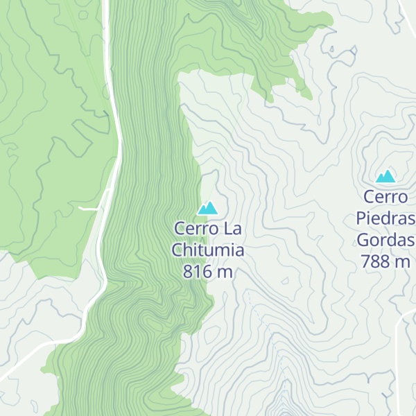 Map of Cerro La Chitumia