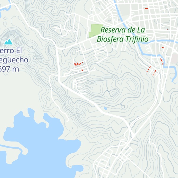 Map of Cerro El Colocho