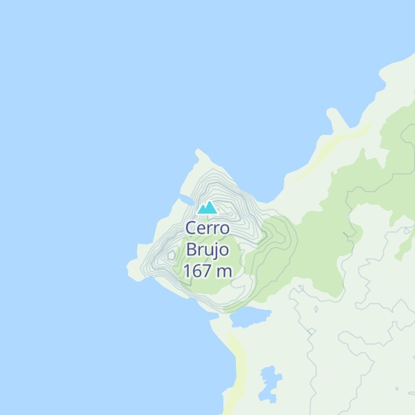 Map of Cerro Brujo