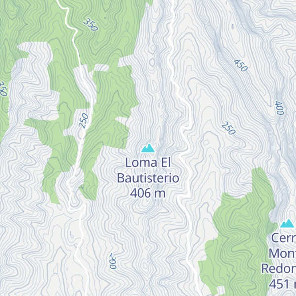Map of Loma El Bautisterio