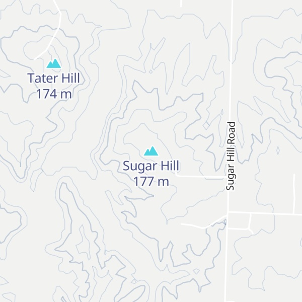 Map of Sugar Hill