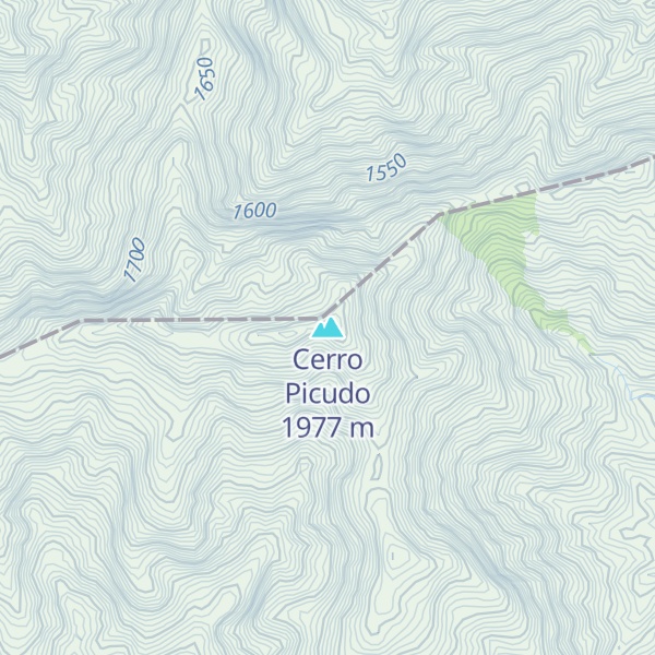 Map of Cerro Picudo