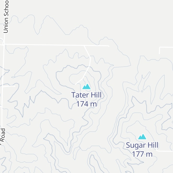 Map of Tater Hill