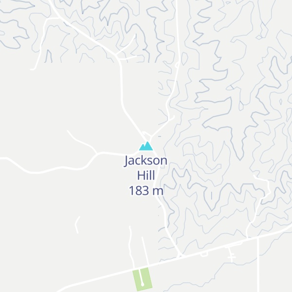 Map of Jackson Hill