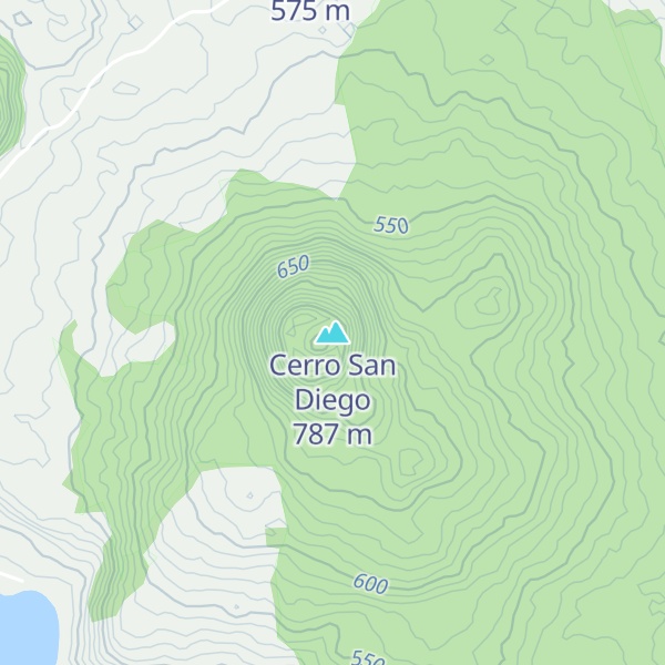 Map of Cerro San Diego