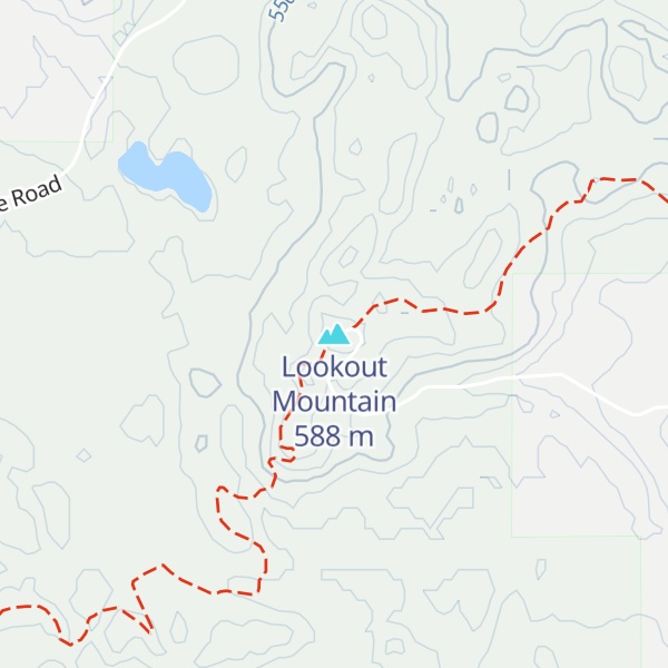 Map of Lookout Mountain