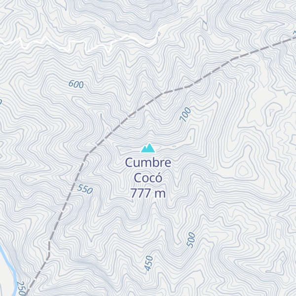 Map of Cumbre Cocó