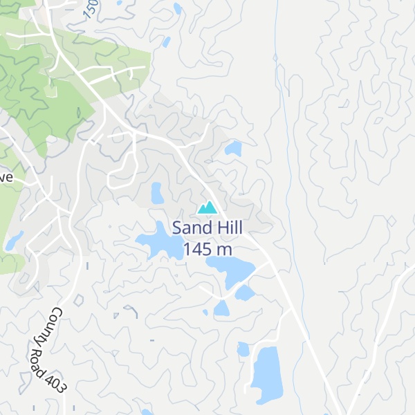 Map of Sand Hill