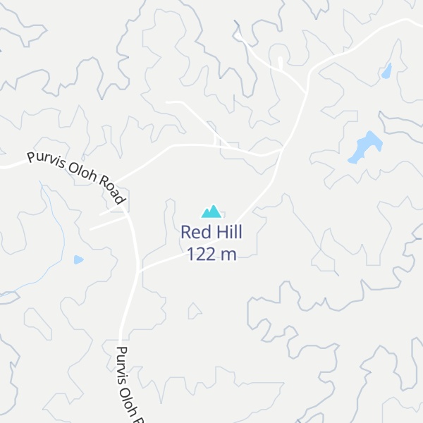 Map of Red Hill
