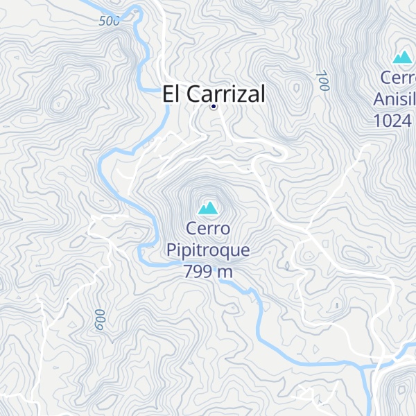 Map of Cerro Pipitroque