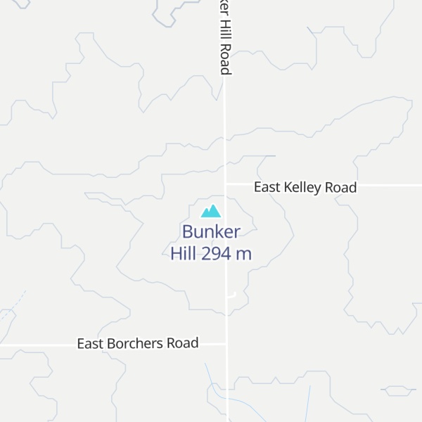 Map of Bunker Hill