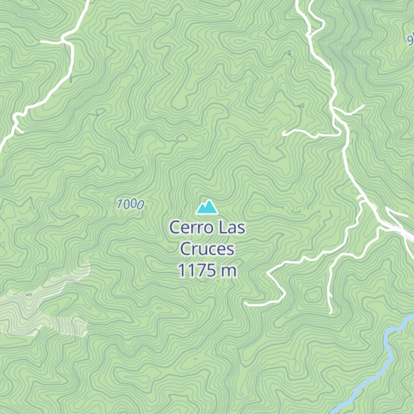 Map of Cerro Las Cruces