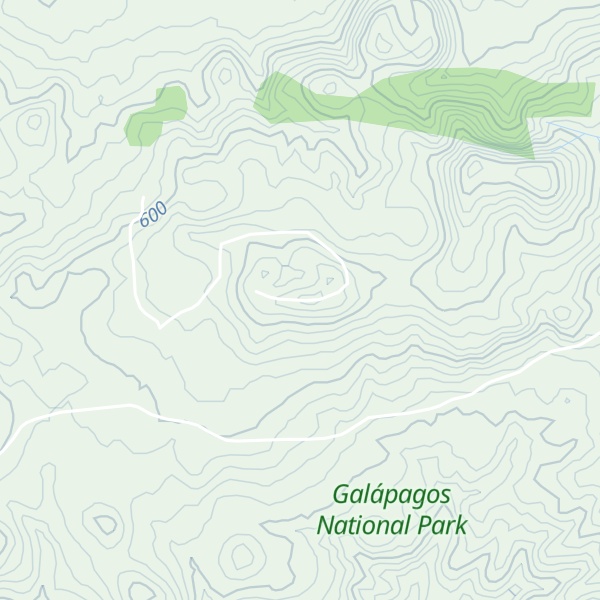 Map of Cerro El Tropezón (El Niño)