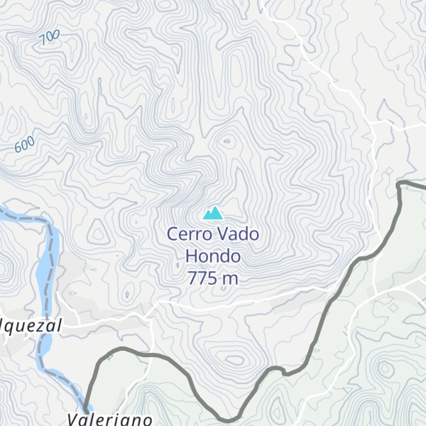 Map of Cerro Vado Hondo