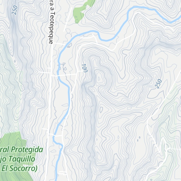 Map of Cerro La Cruz
