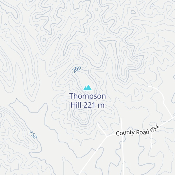 Map of Thompson Hill