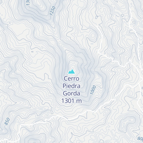 Map of Cerro Piedra Gorda
