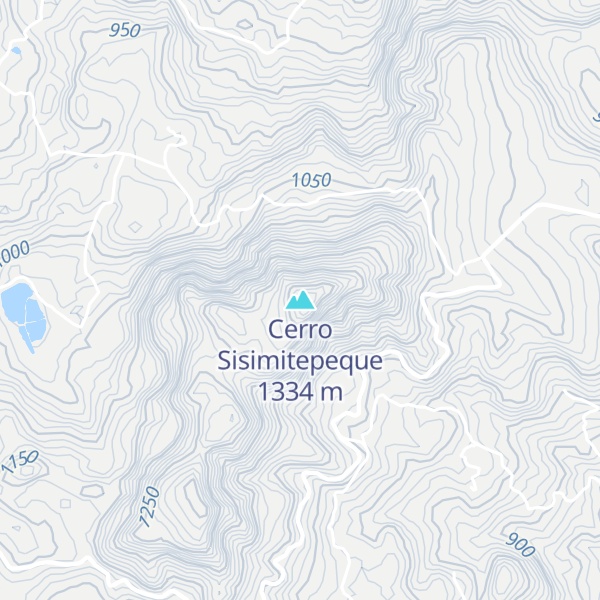 Map of Cerro Sisimitepeque